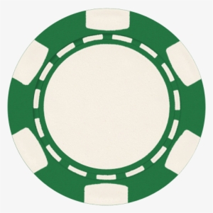 6 Stripe Composite Poker Chips - Green Poker Chips Clipart
