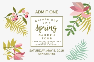 Spring Garden Tour Ticket