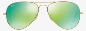 Sunglasses Png - Ray Ban Aviator Sunglasses Green