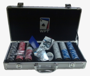 300 Poker Chips Set Clay Wpt - Poker