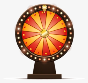 Vector Cartoon Illustration Of A Glowing Wheel Fortune - Calistoga Unified School District