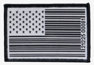 American Flag Barcode Patch - America Inc. - The Rise And Fall