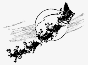 Clipart Without White Background Many Interesting Cliparts - Santa And Reindeer Transparent Background