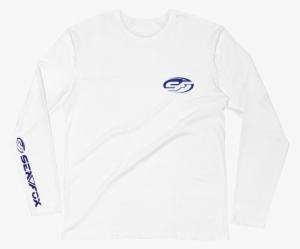 Performance Long Sleeve Fishing Shirt White American - Long-sleeved T-shirt
