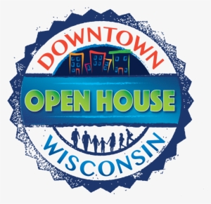 Downtown Open House Color Logo - Emblem
