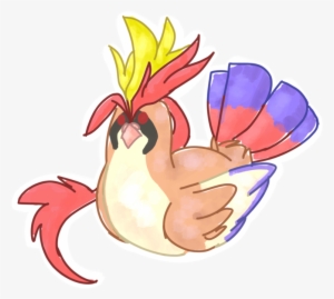 Anime Hair Pigeon - Cartoon
