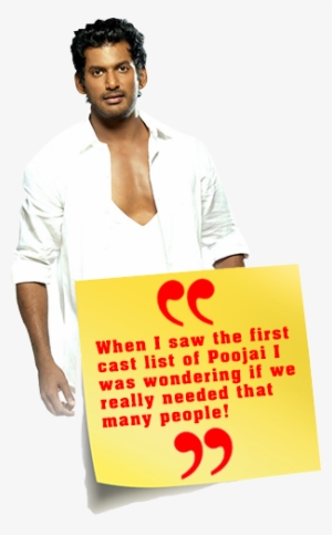 Much Like Their Last Partnership Poojai Sees Vishal - Tamil All Actors Png