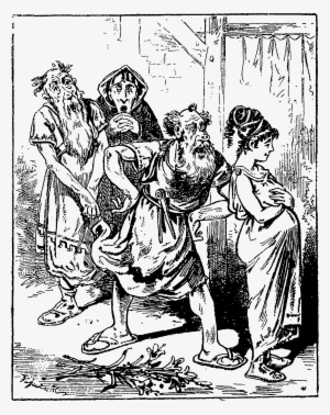 Joseph Étant Soupçonneux, Marie Dit - Cartoon