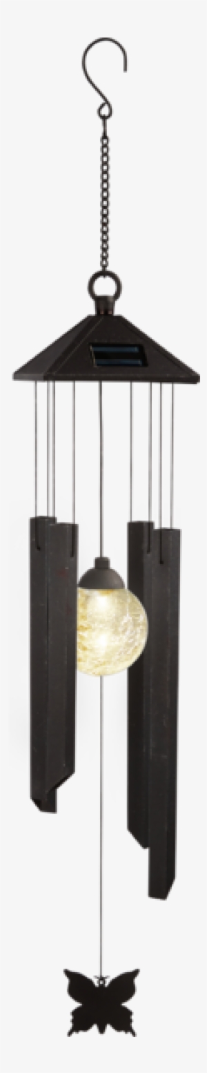 Solar Wind Chime Windy - Solcellslampa Vindspel Med Fjäril Led - Star Trading
