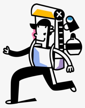 Vacation World Traveler Hiker Backpacker - Vector Graphics