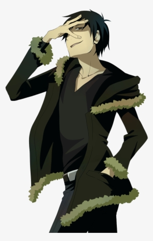 Anime Boy Clipart Trench Coat - Durarara Izaya