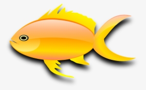 Fish, Goldfish, Digital, Isolated - Gold Fish Clip Art