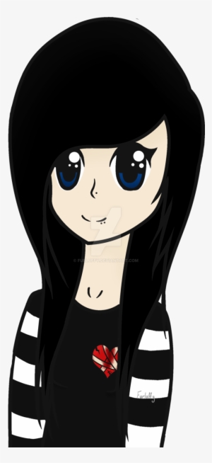 Image Black And White Stock Stereotypical Girl Furluffy - Cartoon Girl Emo Clipart