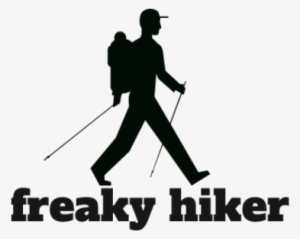 Freaky Hiker Feel Free To Hike - Illustration