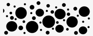 Blue Polka Dots Png Jpg Black And White Stock - Clip Art