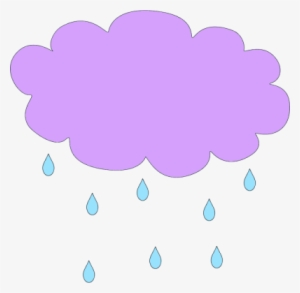 Rain Cloud Clip Art Image - Purple Rain Clip Art