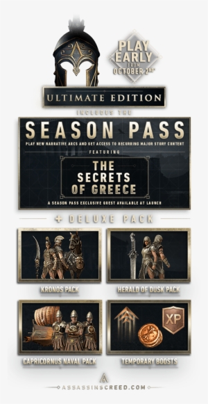 Assassins Creed Ultimate Assassins Creed Odyssey Season Pass 600x1185 Png Download Pngkit 7433