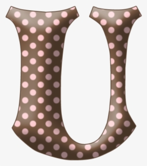 Polka Dot Fabric - Alphabet Letters Design Polka Dots