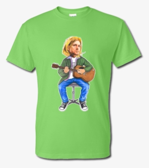 Kurt Cobain T-shirt Drawn By Mark Reynolds - Shirt