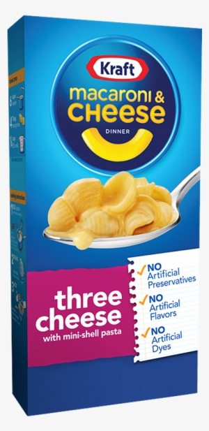 Kraft Macaroni & Cheese Dinner, Three Cheese,