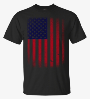 Usa Flag T-shirt 4th July 4 Red White Blue Stars - One Piece Burger King Shirt