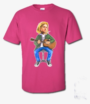 Kurt Cobain T-shirt Drawn By Mark Reynolds - Ac Dc Its A Long Way