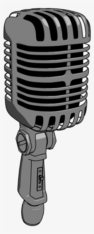 Transparent Microphone Old School - Old School Mic Png