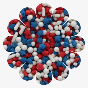 Red White And Blue Deluxe Mix - Gravel