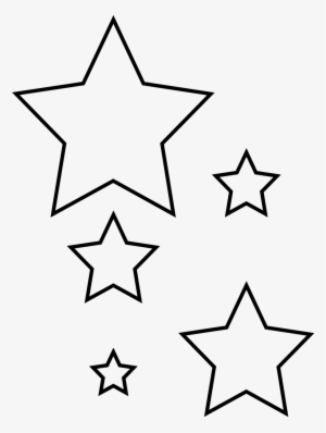 Revisited Star Cut Out Printable Template Red White - Star Png Cut Out