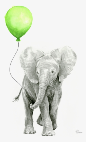 Click And Drag To Re-position The Image, If Desired - Elephant Watercolour