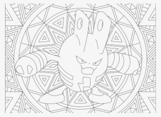 Adult Pokemon Coloring Page Elekid