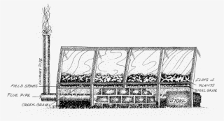 The Woodfired Bottom-heated Greenhouse Bench