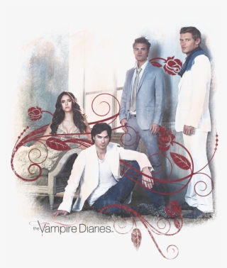 Vampire Diaries 3 1 Men's Ringer T-shirt - T-shirt: The Vampire Diaries - 3 + 1, Xl. T-shirt