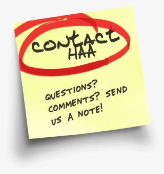 Contact Healthy Active Arkansas Post-it Graphic