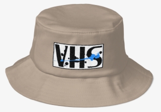 Khaki Vhs Splatter - Great Lakes Old School Bucket Hat