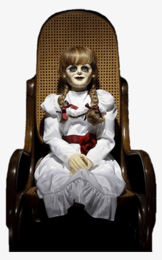 Annabelle Doll Sitting On A Chair - Annabelle Creation Life Size Doll