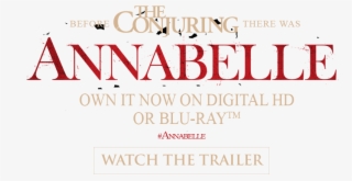 Anna Watch Trailer 02 - Conjuring Starring Vera Farmiga (dvd)
