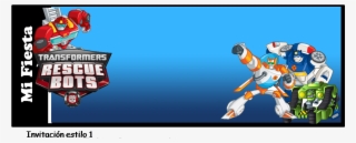 Transformers Rescue Bots Free Printable Invitation, - Transformers Rescue Bots: Roll To The Rescue Dvd