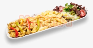 Curry Chicken Mrkumpir® Dish - Tavuk Makarna Salata Menü