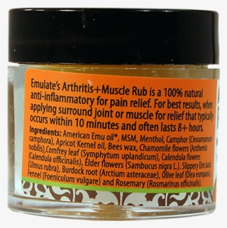 Arthritis & Muscle Rub - Emu Oil