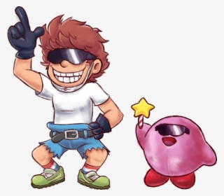 Cartoon Vertebrate Fictional Character Boy Male Child - Transparent Kirb