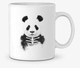 Ceramic Mug Zombie Panda By Balàzs Solti - Society6 Zombie Panda Rug - 2' X 3'