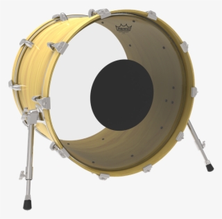 Controlled Sound® Clear Black Dot™ Image - Remo Powerstroke 3 Black Suede