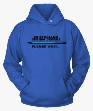 Funkyshirty Installing Design Degree Please Wait - Computer-wissenschaftlicher Abschluss Rundes Silberfarbenes