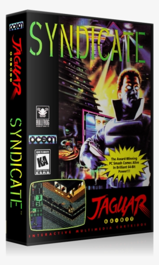 Atari Jaguar Syndicate Replacement Game Case Or Cover