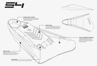 Fins In Foot Drawing Png