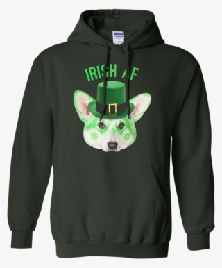 Patrick's Day Irish Af Green Corgi Head Graphic T-shirt
