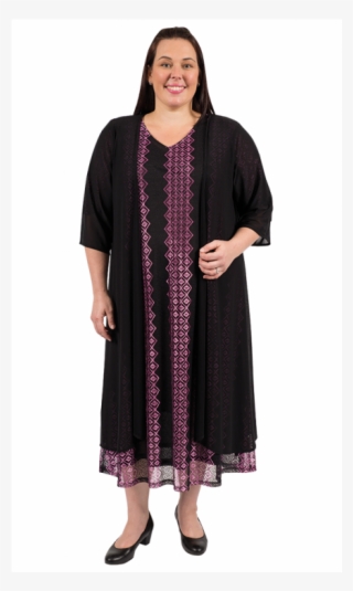 Purple Ivy Lace Dress - Product