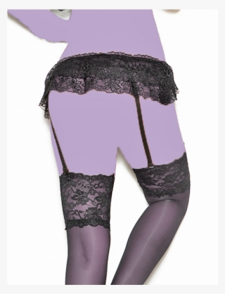 Soft Lace Garter Belt - Lace