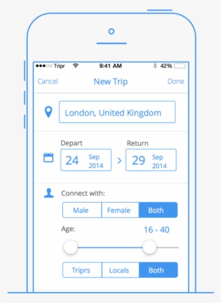 Tripr - Evolve - Apps - Technology - Travelling - Traveler - Iphone